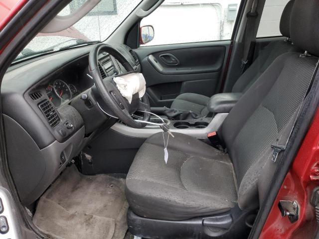 4F2YZ04135KM33142 - 2005 MAZDA TRIBUTE S RED photo 7