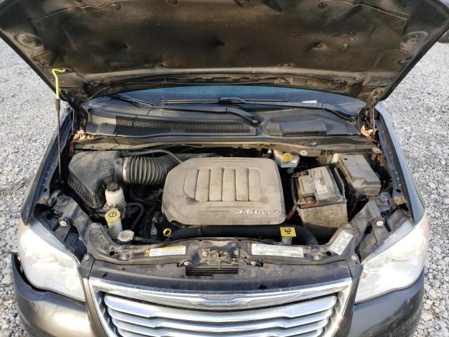 2C4RC1CG7CR314963 - 2012 CHRYSLER TOWN & COU TOURING L GRAY photo 12