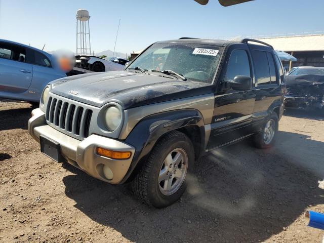 1J4GK58K63W505662 - 2003 JEEP LIBERTY LIMITED BLACK photo 1