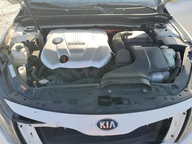 KNAGN4AD4F5081909 - 2015 KIA OPTIMA HYBRID WHITE photo 11