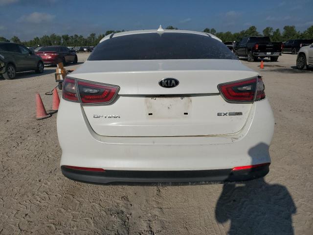 KNAGN4AD4F5081909 - 2015 KIA OPTIMA HYBRID WHITE photo 6