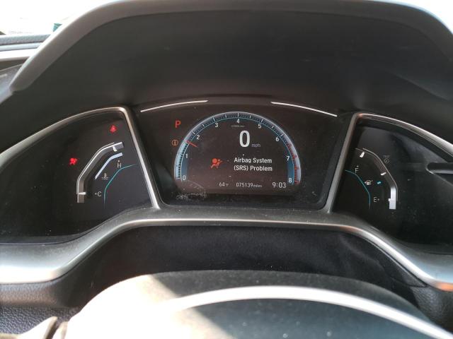 19XFC1F76LE220735 - 2020 HONDA CIVIC EXL ვერცხლისფერი ფოტო 9