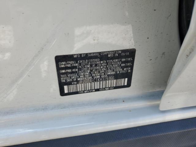 JF2GTAEC1KH319766 - 2019 SUBARU CROSSTREK PREMIUM Blanco foto 13