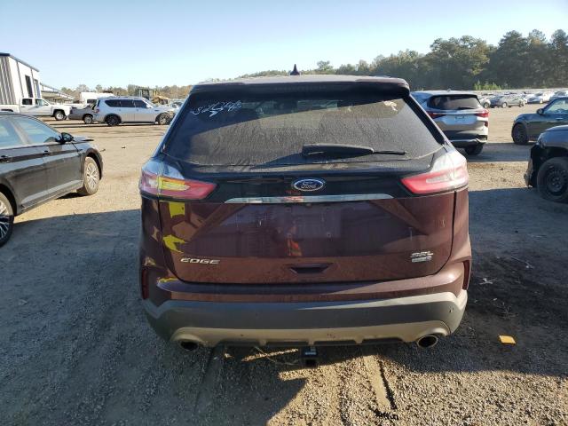 2FMPK4J94KBB59985 - 2019 FORD EDGE SEL MAROON photo 6