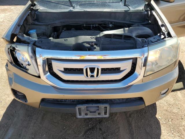 5FNYF4H58BB028058 - 2011 HONDA PILOT EXL BEIGE photo 12