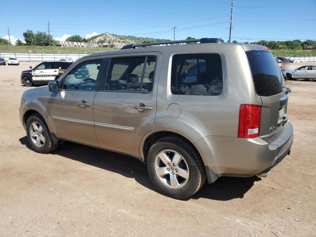 5FNYF4H58BB028058 - 2011 HONDA PILOT EXL BEIGE photo 2