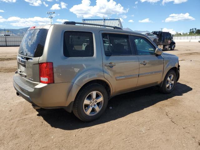 5FNYF4H58BB028058 - 2011 HONDA PILOT EXL BEIGE photo 3