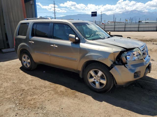 5FNYF4H58BB028058 - 2011 HONDA PILOT EXL BEIGE photo 4