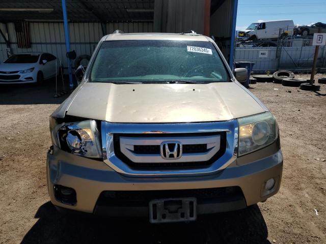 5FNYF4H58BB028058 - 2011 HONDA PILOT EXL BEIGE photo 5