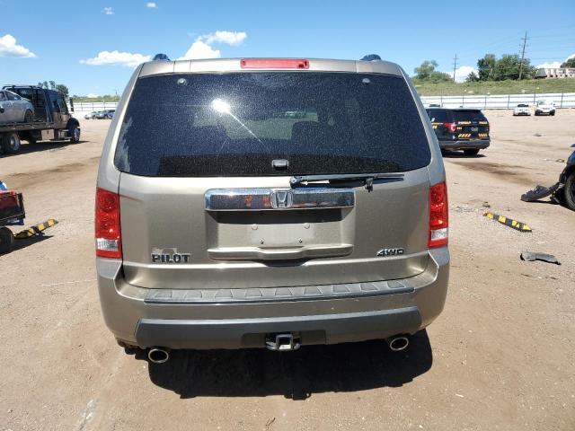 5FNYF4H58BB028058 - 2011 HONDA PILOT EXL BEIGE photo 6