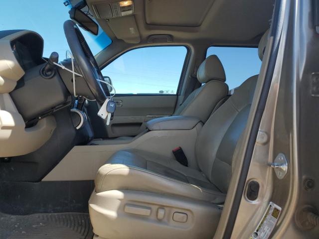 5FNYF4H58BB028058 - 2011 HONDA PILOT EXL BEIGE photo 7