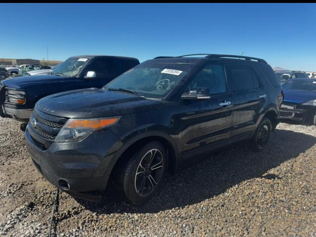 1FM5K8GTXEGB84193 - 2014 FORD EXPLORER SPORT BLACK photo 1