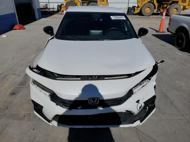 2HGFE2F53NH519302 - 2022 HONDA CIVIC SPORT 白色 照片 5