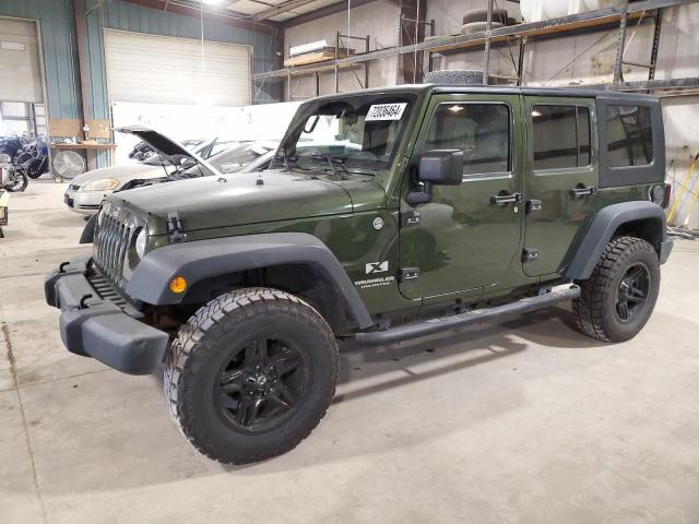 1J4GA391X7L206485 - 2007 JEEP WRANGLER X GREEN photo 1