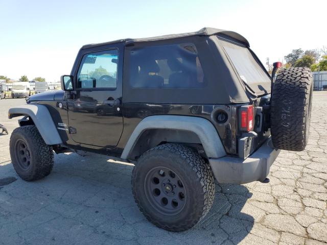 1C4AJWAG3CL163180 - 2012 JEEP WRANGLER SPORT BLACK photo 2