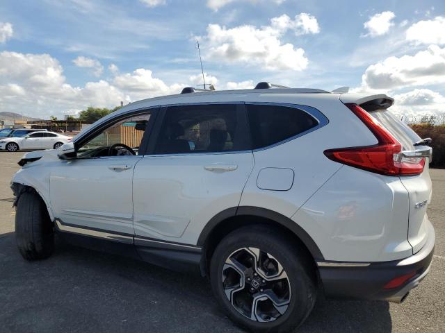 2HKRW1H94HH515497 - 2017 HONDA CR-V TOURING WHITE photo 2