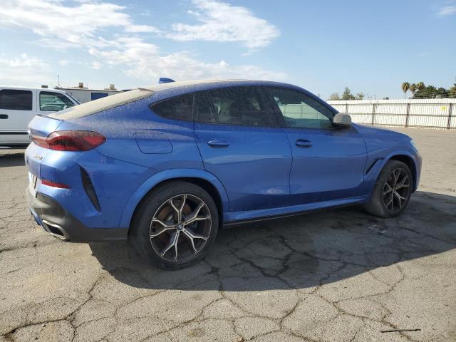5UXCY8C07LLE40446 - 2020 BMW X6 M50I BLUE photo 3