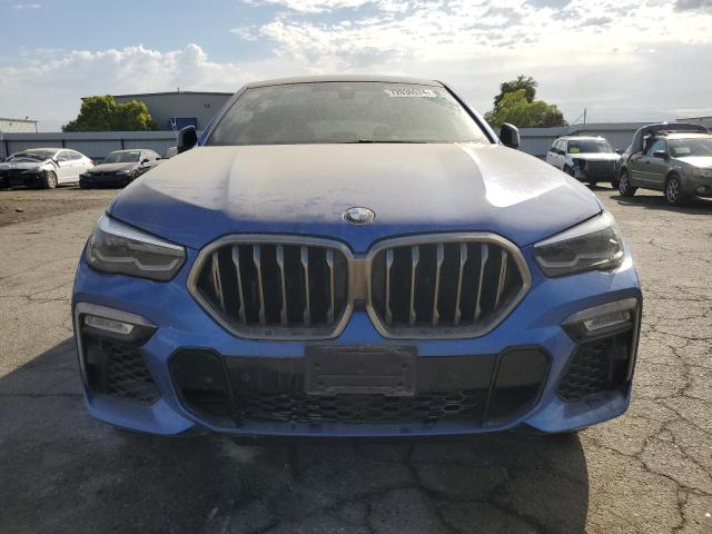 5UXCY8C07LLE40446 - 2020 BMW X6 M50I BLUE photo 5