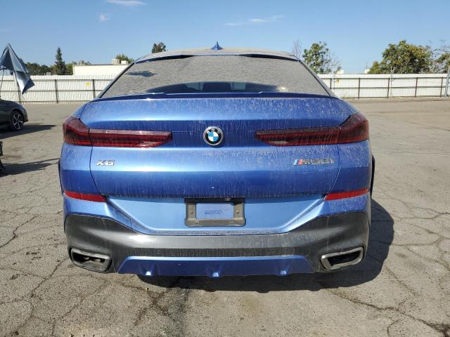 5UXCY8C07LLE40446 - 2020 BMW X6 M50I BLUE photo 6