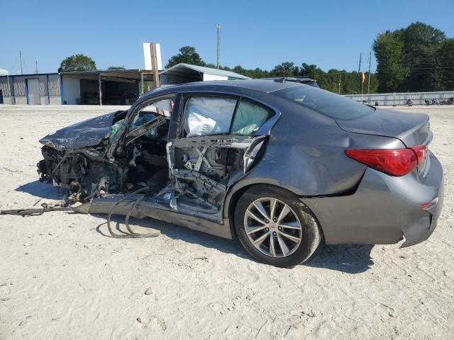 JN1BV7AR7EM682474 - 2014 INFINITI Q50 BASE GRAY photo 2