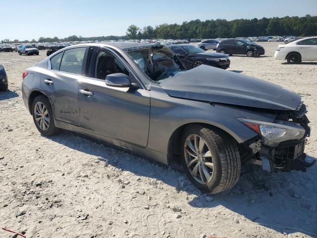 JN1BV7AR7EM682474 - 2014 INFINITI Q50 BASE GRAY photo 4