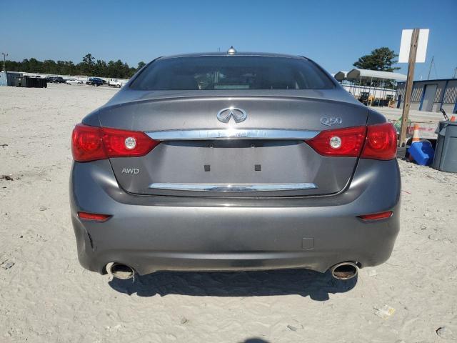 JN1BV7AR7EM682474 - 2014 INFINITI Q50 BASE GRAY photo 6