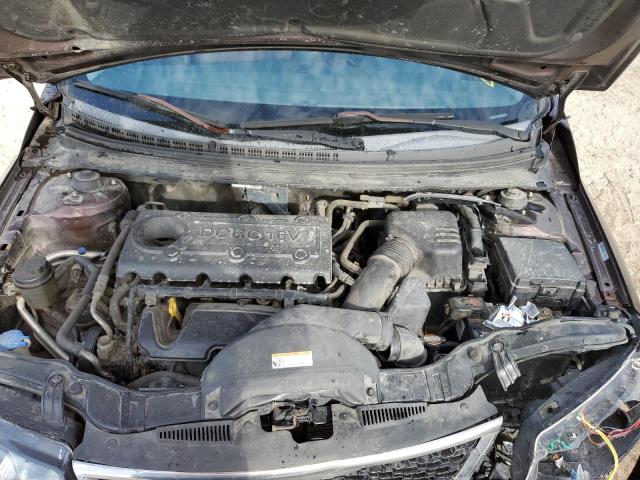 KNAFU4A22B5891675 - 2011 KIA FORTE EX PURPLE photo 11