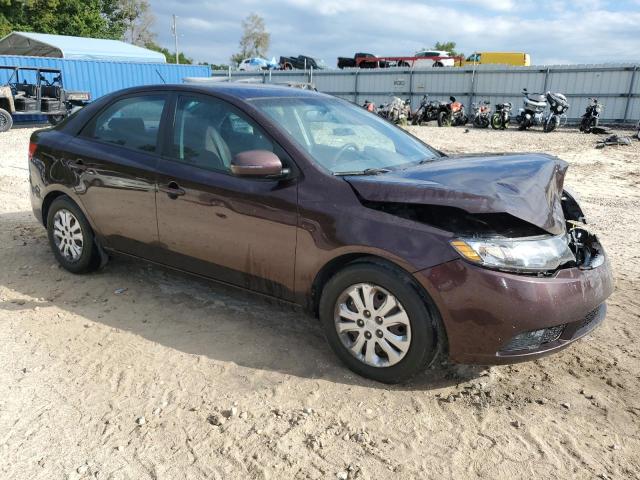 KNAFU4A22B5891675 - 2011 KIA FORTE EX PURPLE photo 4