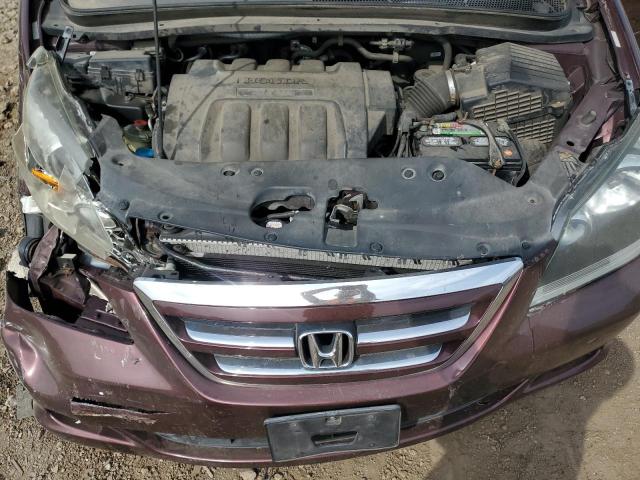 5FNRL38647B449329 - 2007 HONDA ODYSSEY EXL BURGUNDY photo 12