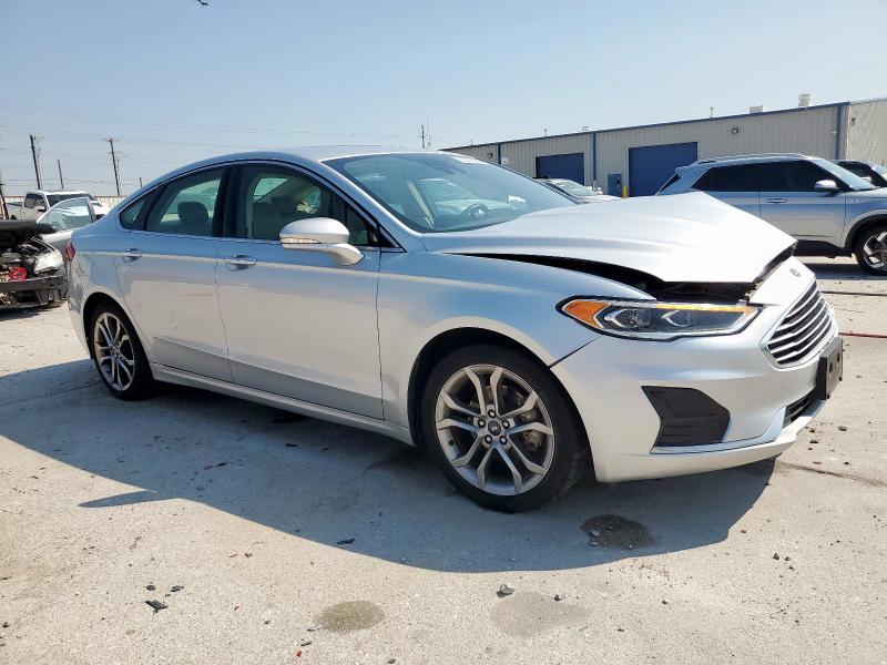 3FA6P0CD0KR219604 - 2019 FORD FUSION SEL 银色 照片 4
