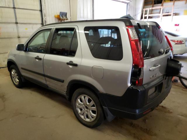 SHSRD78816U407651 - 2006 HONDA CR-V EX SILVER photo 2