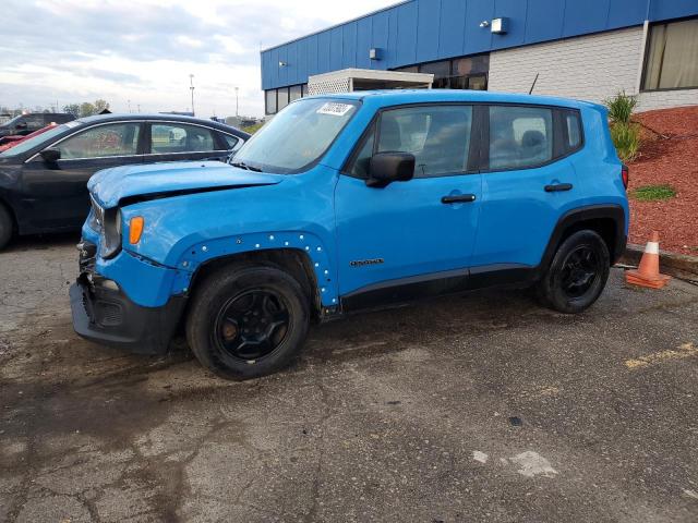 ZACCJAAT1FPB29070 - 2015 JEEP RENEGADE SPORT BLUE photo 1