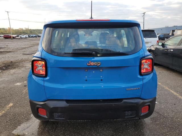 ZACCJAAT1FPB29070 - 2015 JEEP RENEGADE SPORT BLUE photo 6