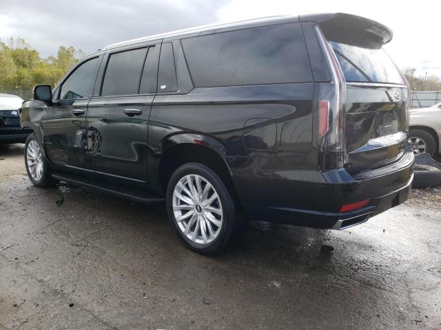 1GYS4JKL2NR101760 - 2022 CADILLAC ESCALADE ESV LUXURY BLACK photo 2