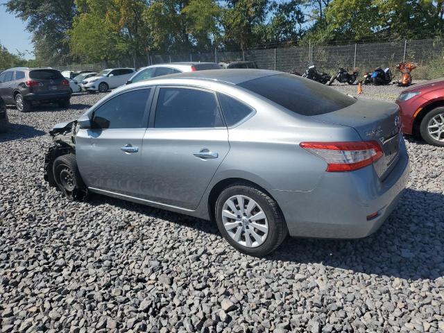 3N1AB7AP6DL733801 - 2013 NISSAN SENTRA S SILVER photo 2