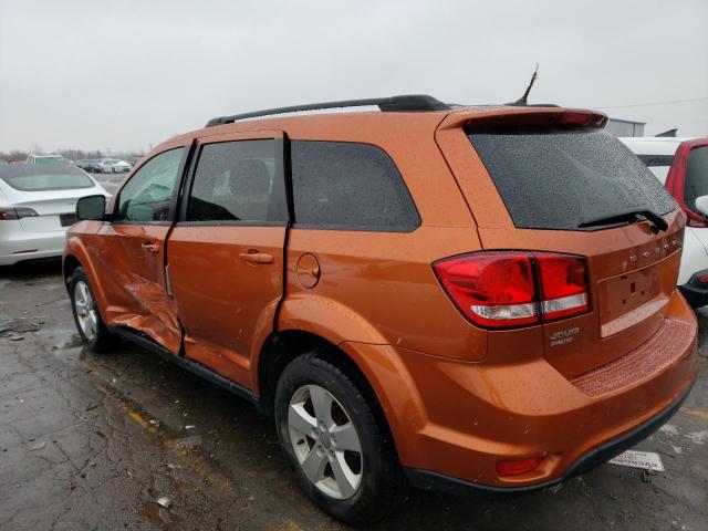 3D4PH1FG1BT550527 - 2011 DODGE JOURNEY MAINSTREET ORANGE photo 2