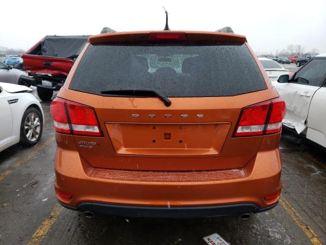 3D4PH1FG1BT550527 - 2011 DODGE JOURNEY MAINSTREET ORANGE photo 6