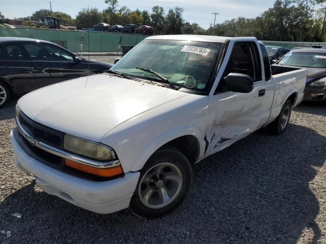 1GCCS19W318196457 - 2001 CHEVROLET S TRUCK S10 WHITE photo 1