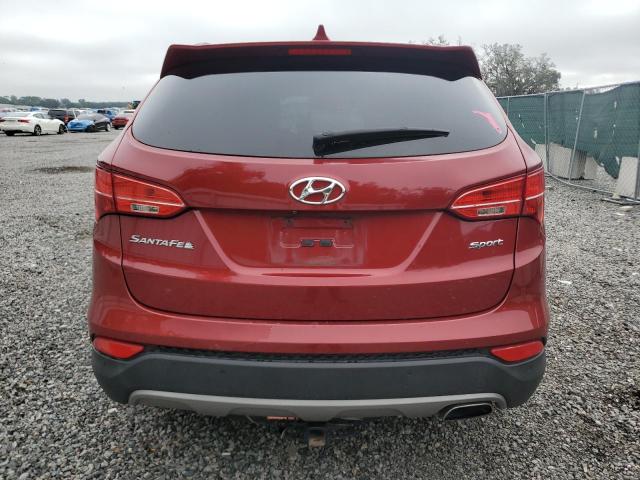 5XYZU3LB8EG217548 - 2014 HYUNDAI SANTA FE S RED photo 6