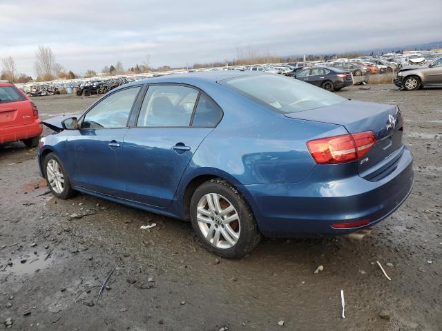 3VW2K7AJ3FM252458 - 2015 VOLKSWAGEN JETTA BASE Կապույտ լուսանկար 2