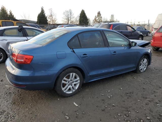 3VW2K7AJ3FM252458 - 2015 VOLKSWAGEN JETTA BASE Կապույտ լուսանկար 3