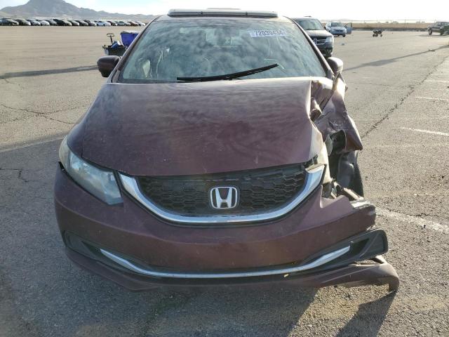 19XFB2F81EE034315 - 2014 HONDA CIVIC EX BURGUNDY photo 5