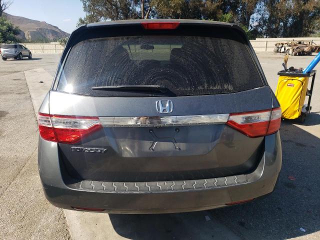 5FNRL5H63BB060203 - 2011 HONDA ODYSSEY EXL GRAY photo 6