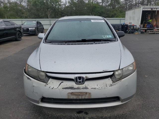 2HGFA16558H335067 - 2008 HONDA CIVIC LX SILVER photo 5