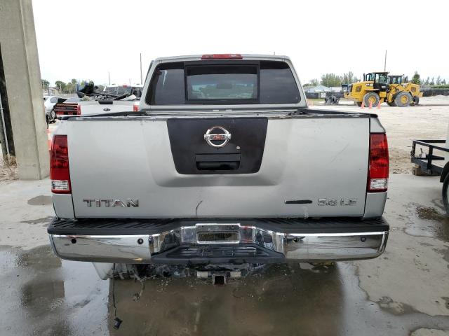 1N6BA07D78N333760 - 2008 NISSAN TITAN XE SILVER photo 6