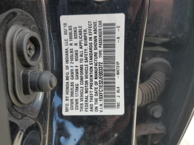 19XFC1E32JE003372 - 2018 HONDA CIVIC EX Qara foto 12