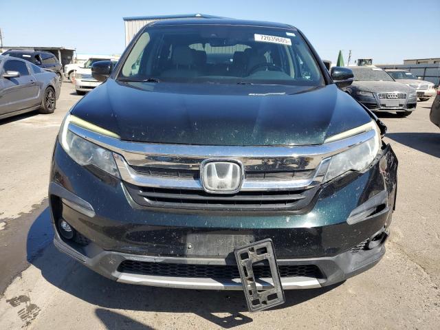 5FNYF6H5XKB049280 - 2019 HONDA PILOT EXL GREEN photo 5