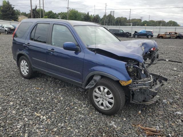 JHLRD78805C024175 - 2005 HONDA CR-V EX BLUE photo 4