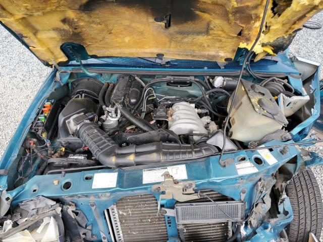 1FTCR10U9NTA77323 - 1992 FORD RANGER TEAL photo 11