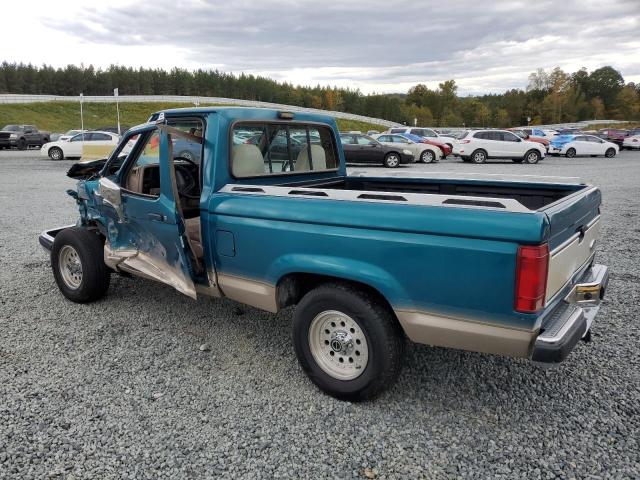 1FTCR10U9NTA77323 - 1992 FORD RANGER TEAL photo 2